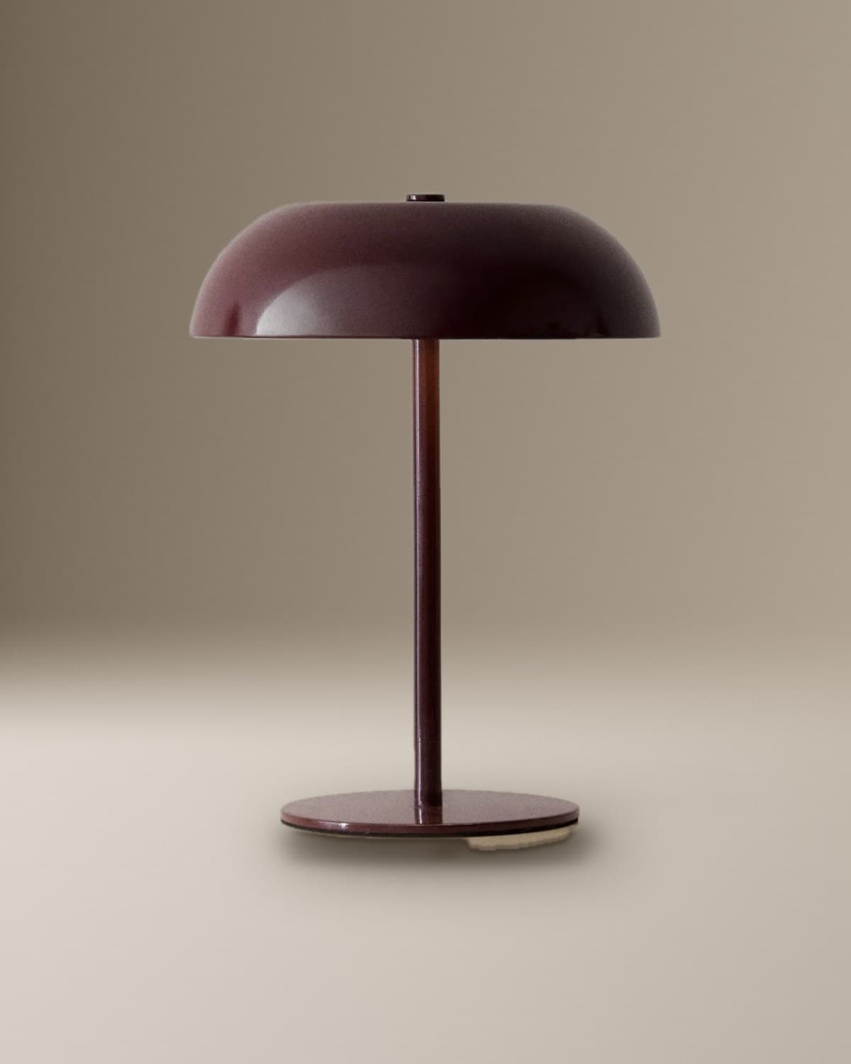 Monochromatic Burgundy Table Lamp