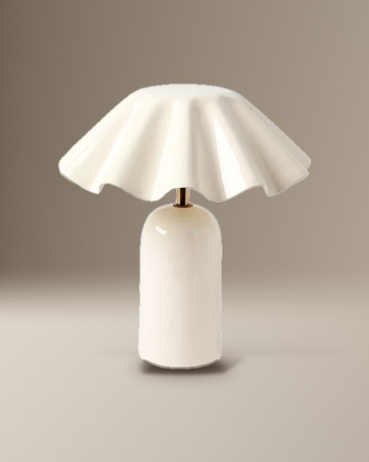 Ribbon Ivory Table Lamp