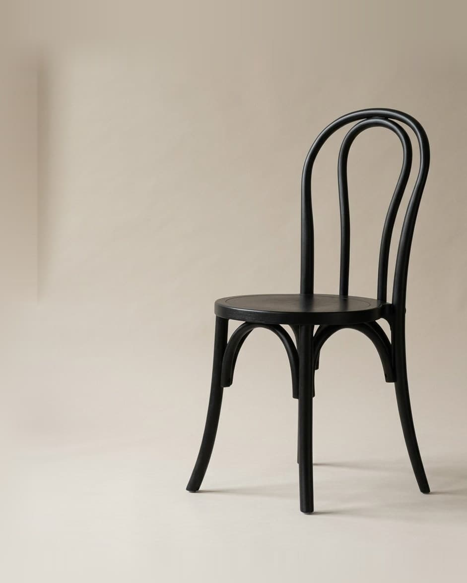 Black Bentwood Chair