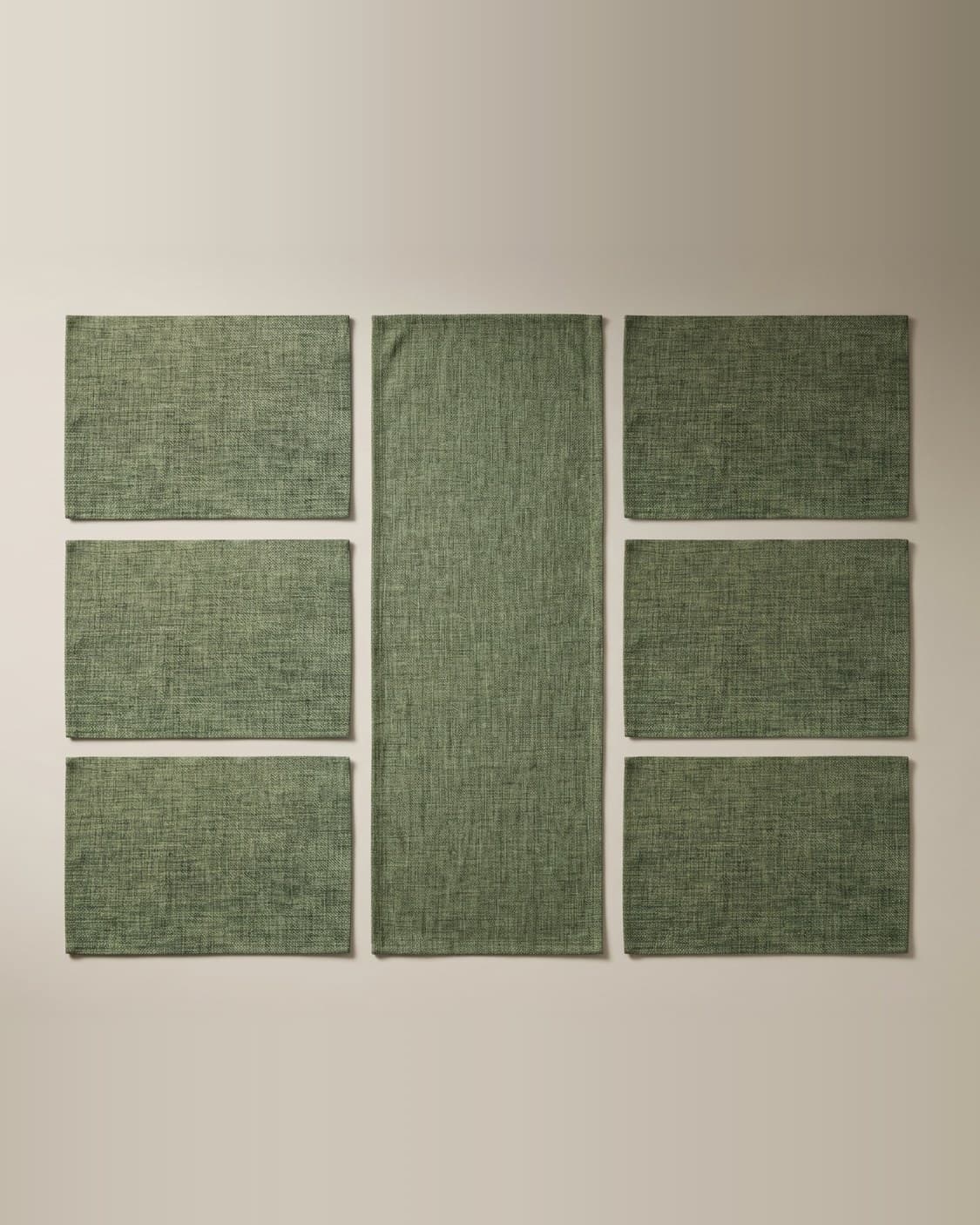 Olive Green Table Linen