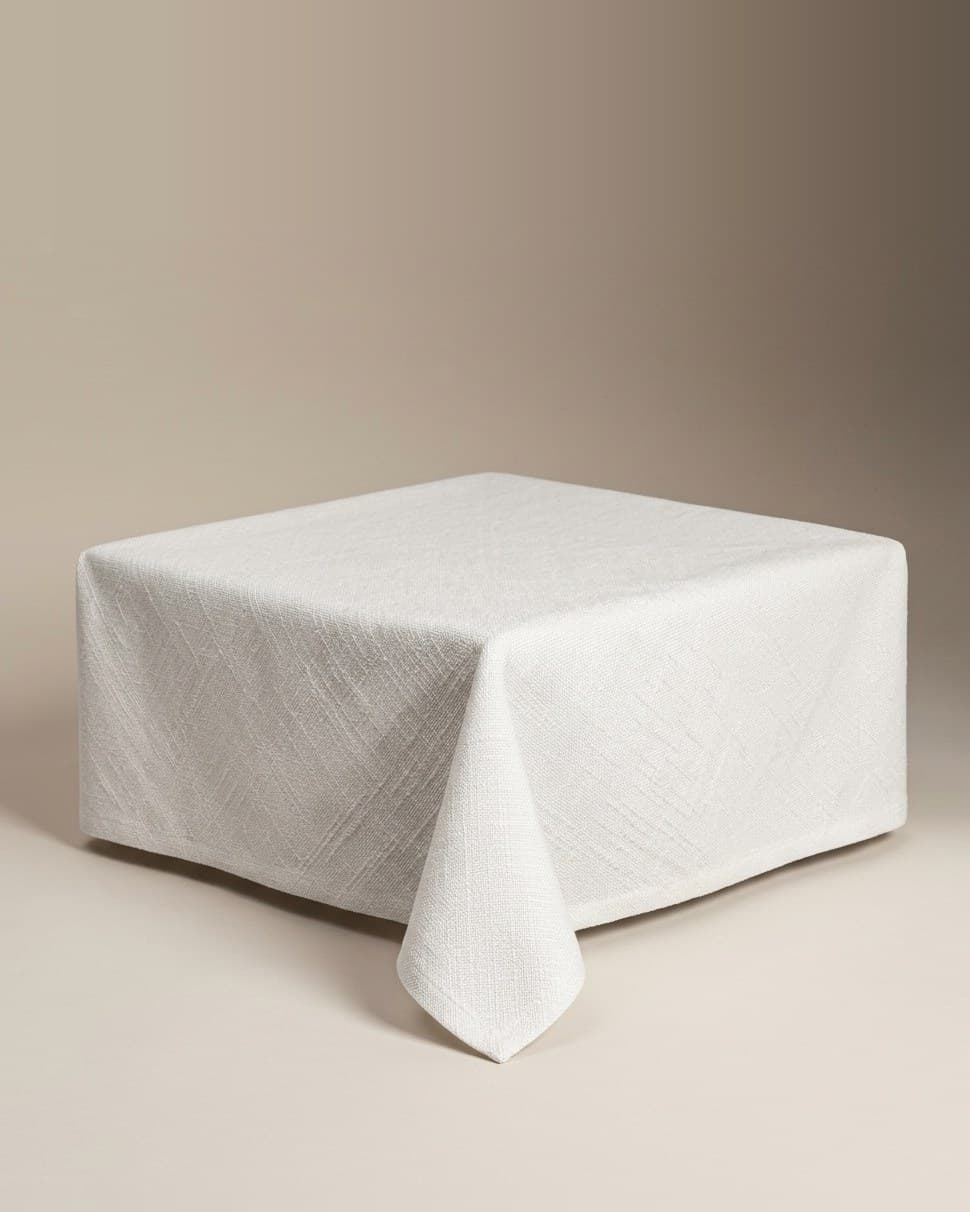Panama White Table Linen