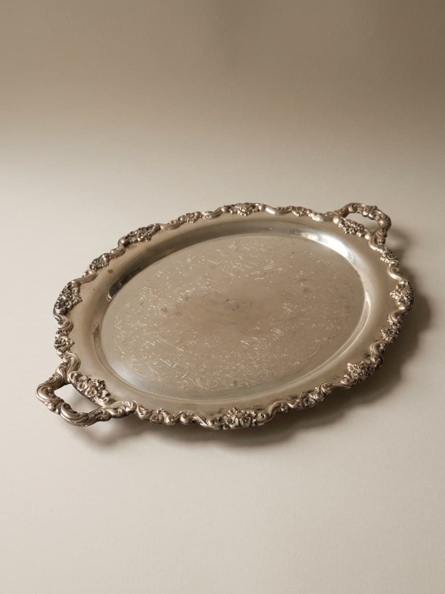 Large Round Display Tray