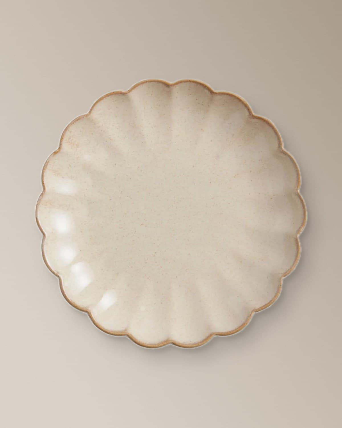 Scallop Rim Salad Plate