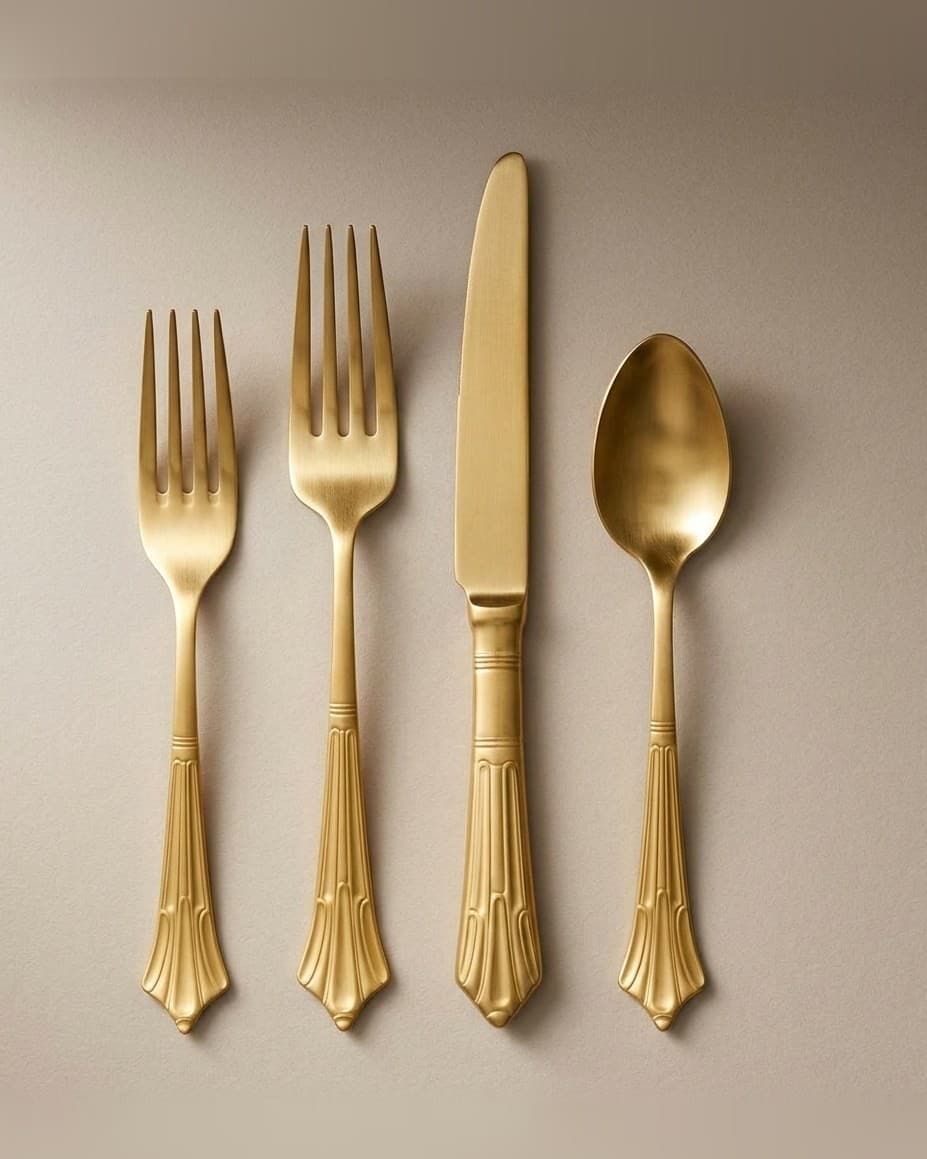 Serena Gold Flatware