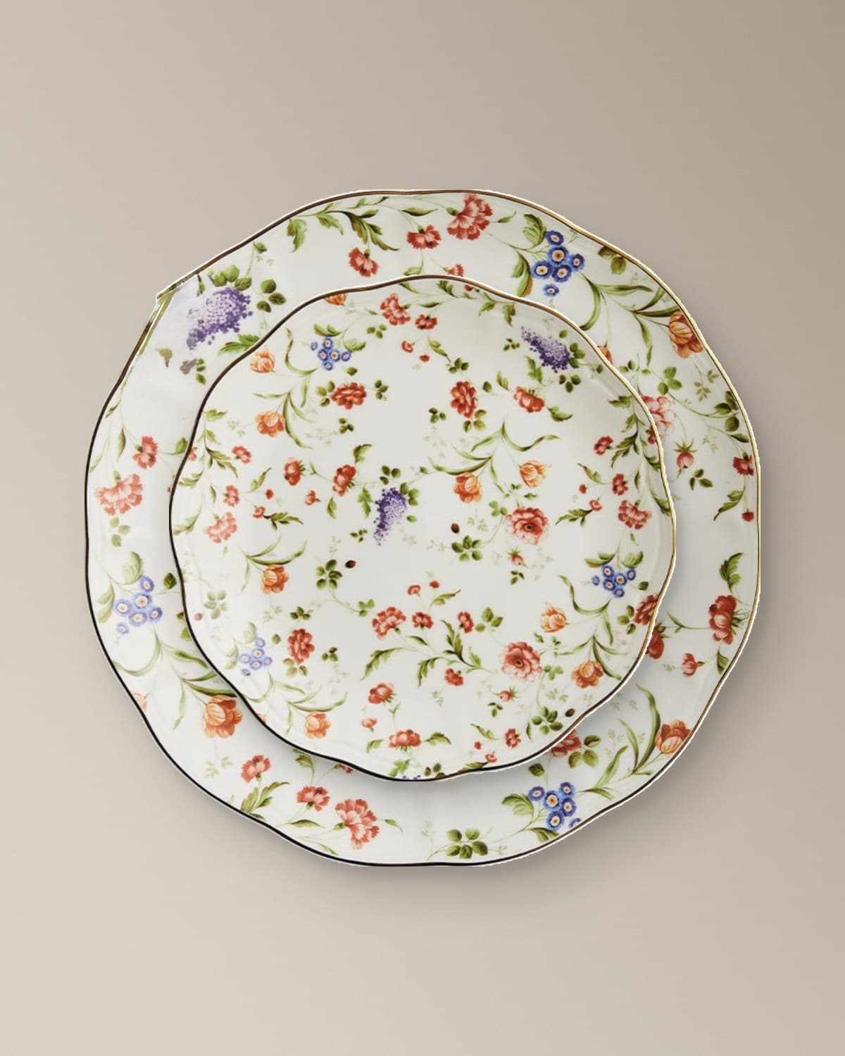 The Eleanor Fleur collection: Eleanor Dinner Plate, Eleanor Salad Plate