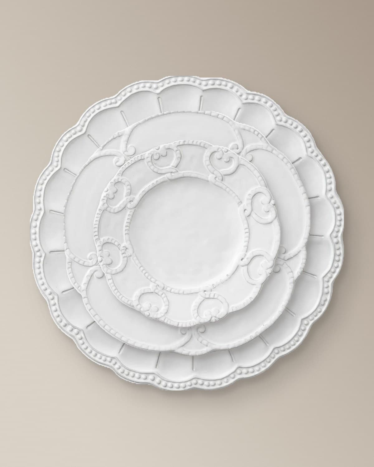 The Signature Collection collection: Signature Collection Dinner Plate, Signature Collection Salad Plate
