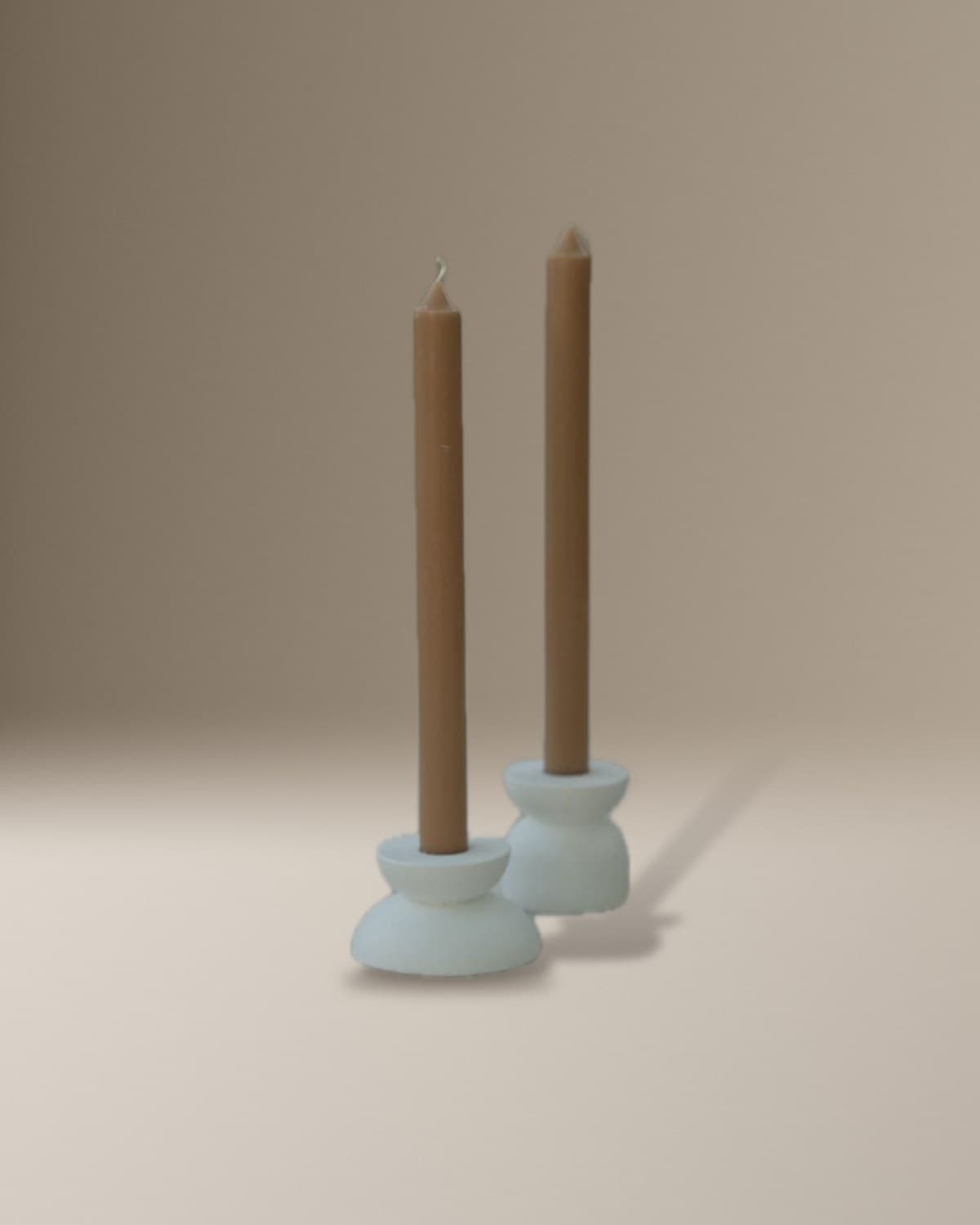 Ceramic White Candle Holder