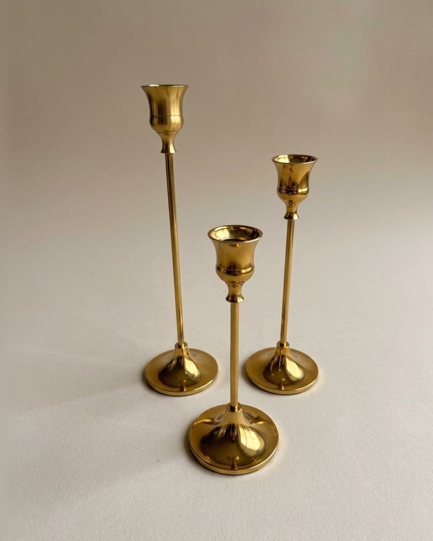 Gold Candle Holders