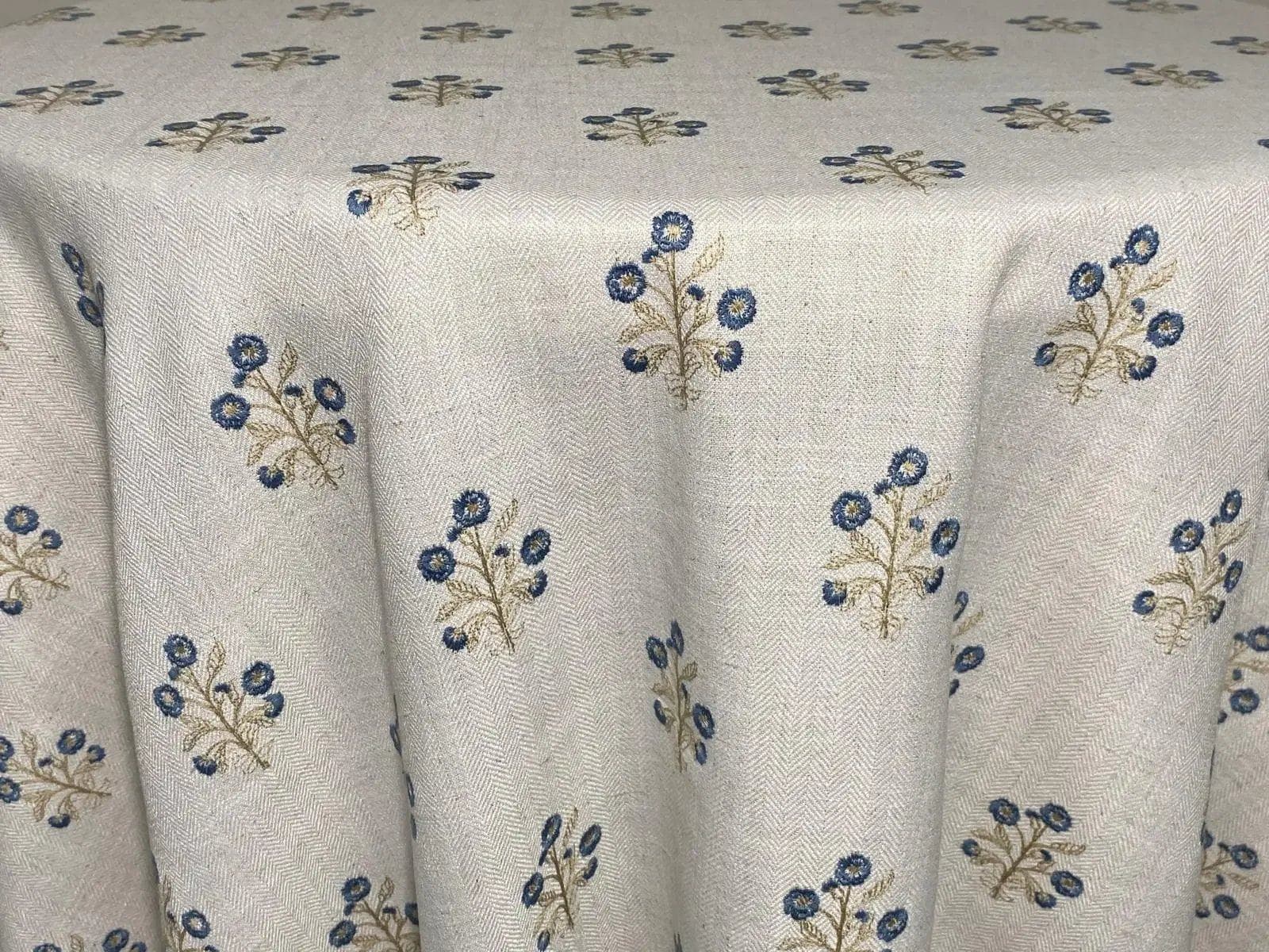 English Cottage Blue Table Linen