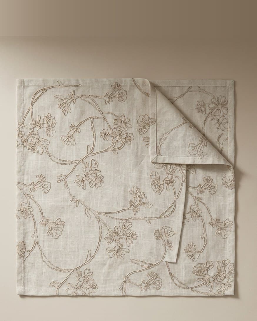 Evelina Off White Napkin