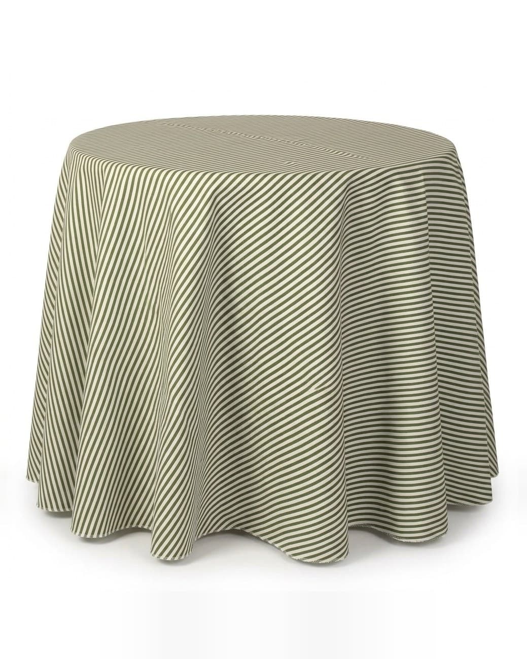 Morgan Stripe Evergreen Linen