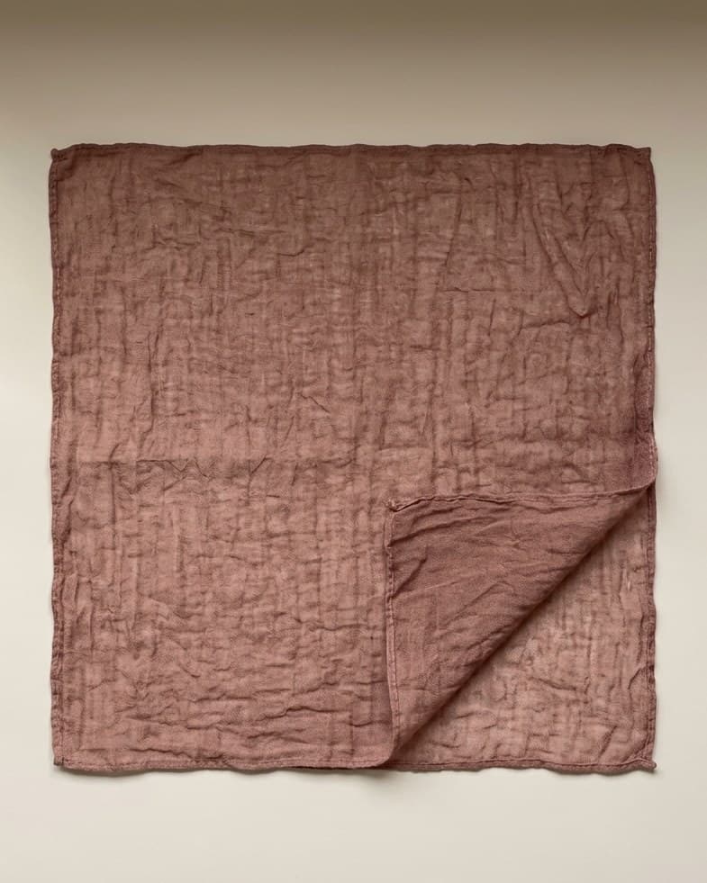 Plum Gauze Napkin