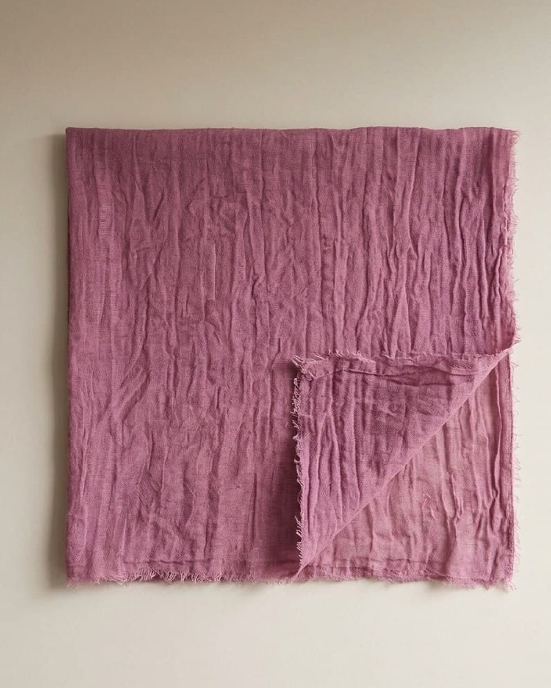 Plum Pink Gauze Napkin