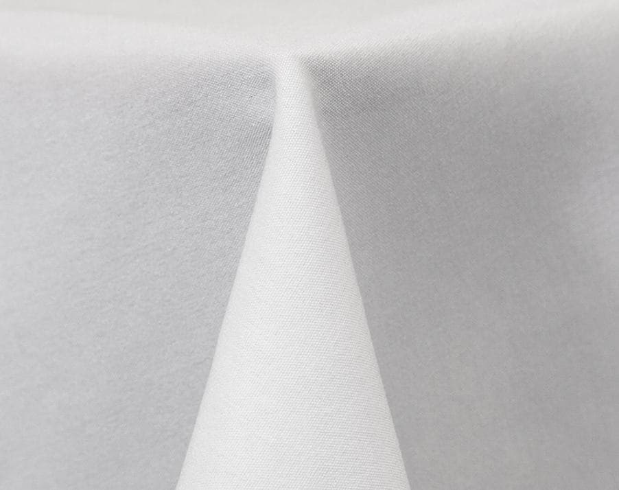 White Poli Table Linen