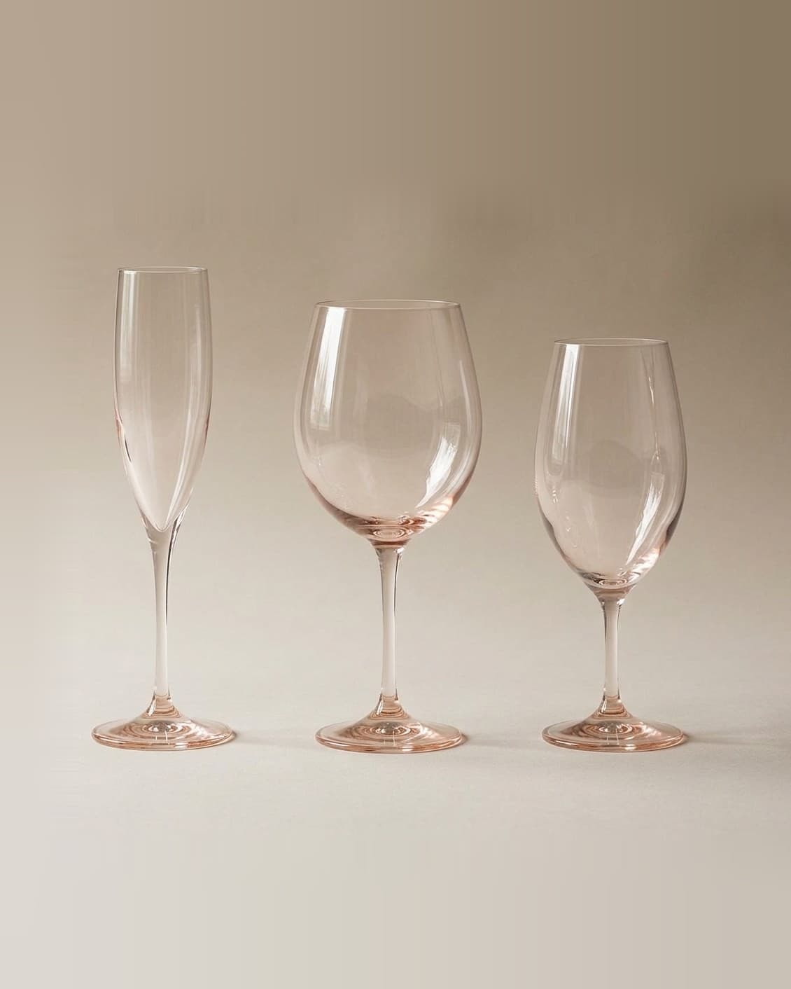 Aurora Blush Glassware