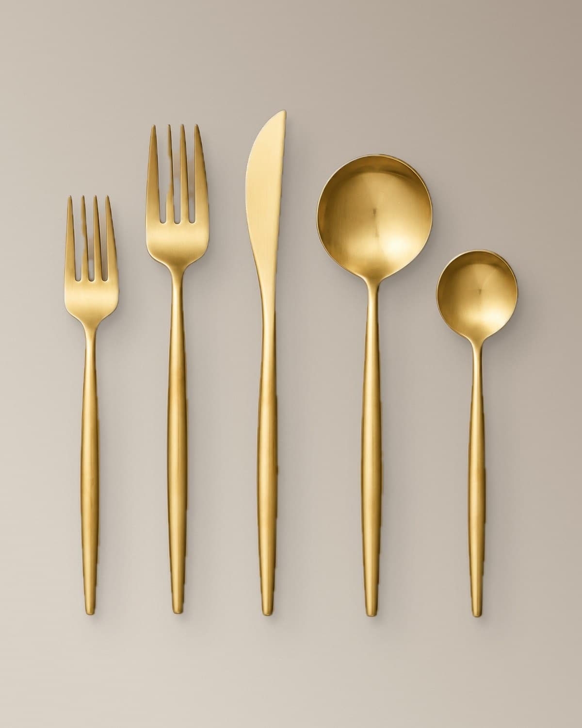 Matte Gold Flatware