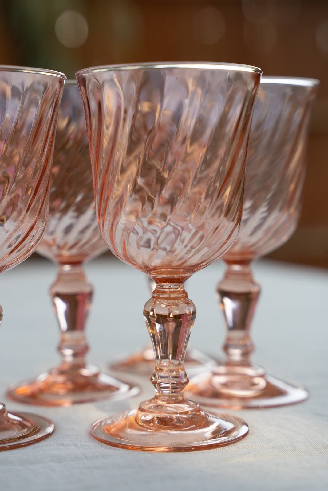 Mixed Rosaline Pink Glasses
