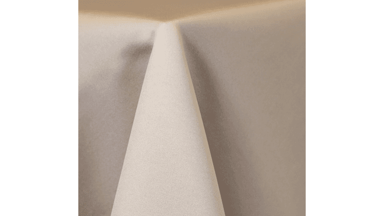 Satin Taupe Table Linen (90x156")