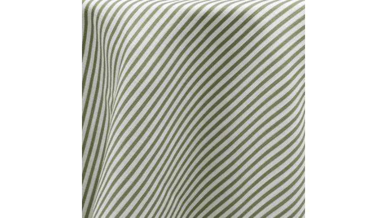 Sage Stripped Linen (120")