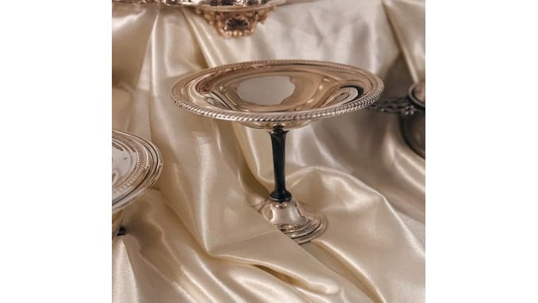 Silver Elevated Bowl