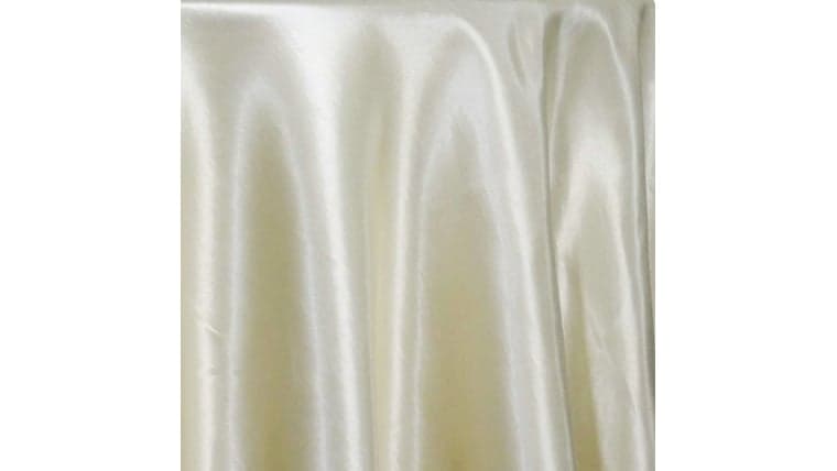 Ivory Satin Linen (90x156")
